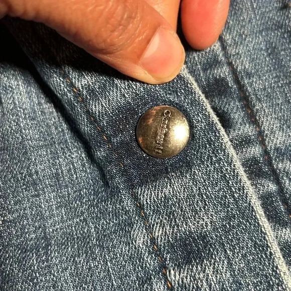 Carhartt Woman's Denim Jean Jacket - Picture 9 of 11